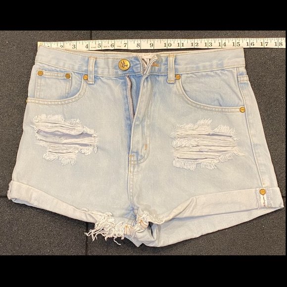 Free People One Teaspoon Outlaw Boyfriend Short - Picture 3 of 9